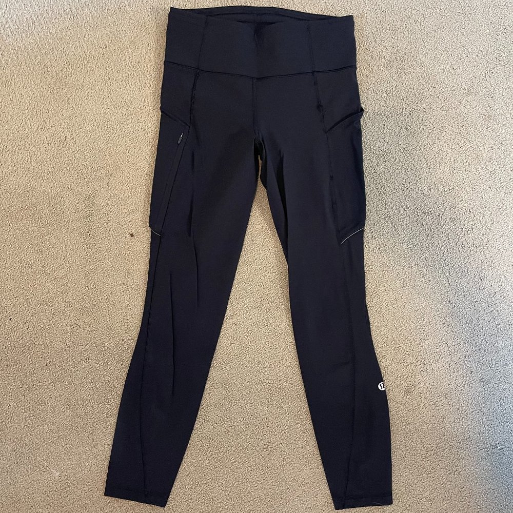 Lulu Lemon Black Leggings - Size 4